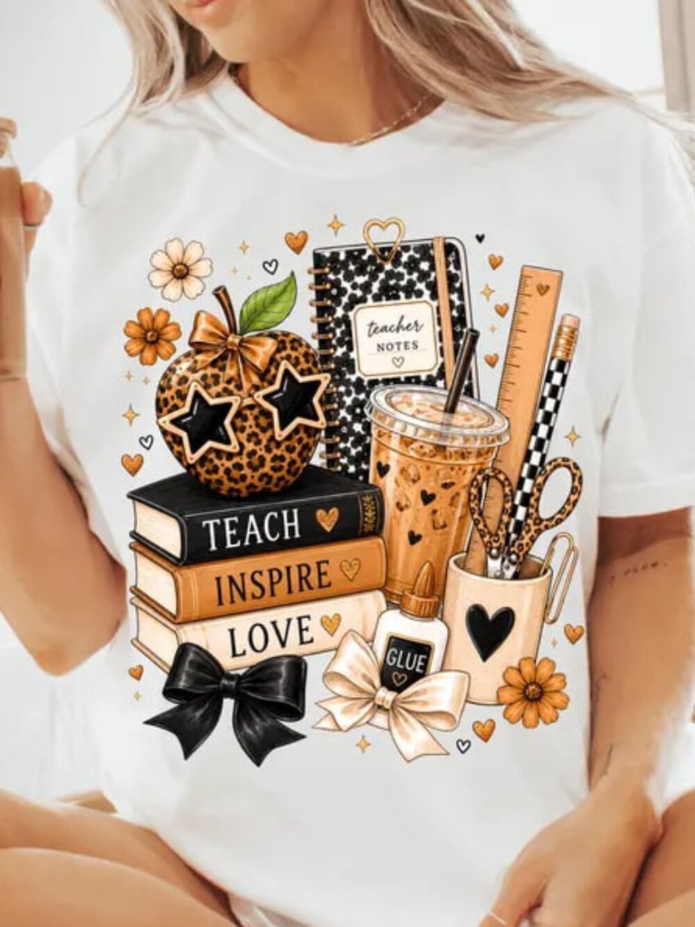 Autumn Teacher Shirt, Cute Teaching Shirt Gift, Back To School Tee